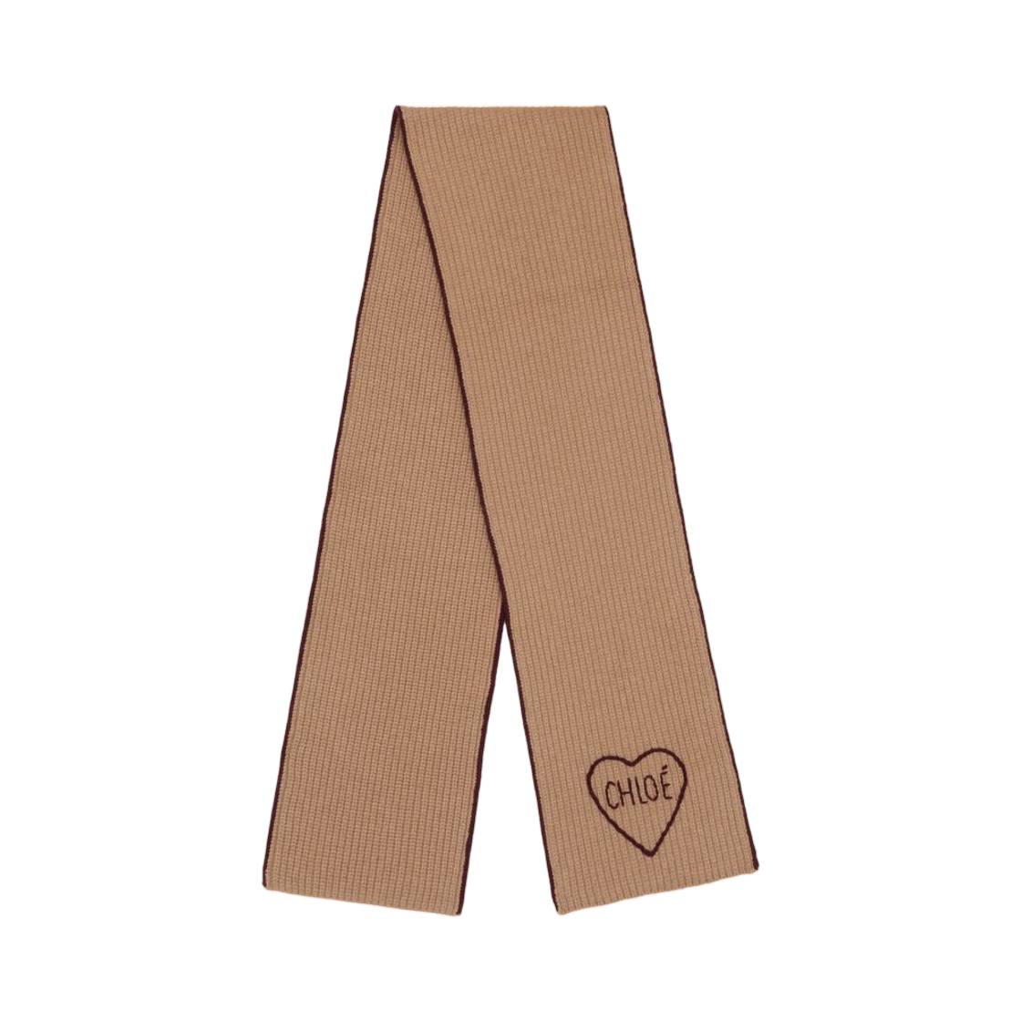끌로에 앙코르 스카프 울 캐시미어 블리치드 브라운(Chloe Encoeur Scarf in Wool Cashmere Bleached Brown) - 1