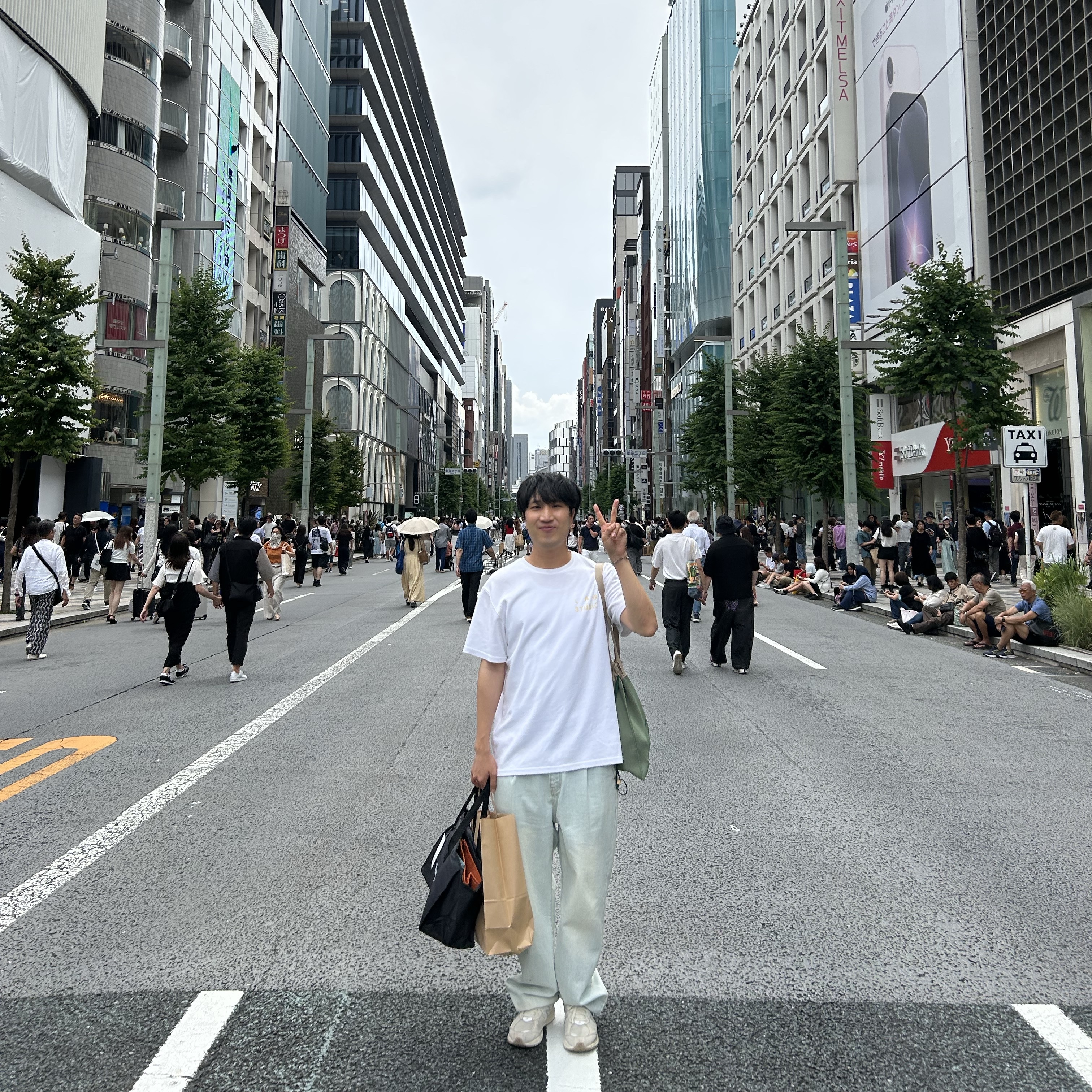 IAB Studio x Ottogi Mayonnaise 50th Anniversary T-Shirt White 착용 스타일