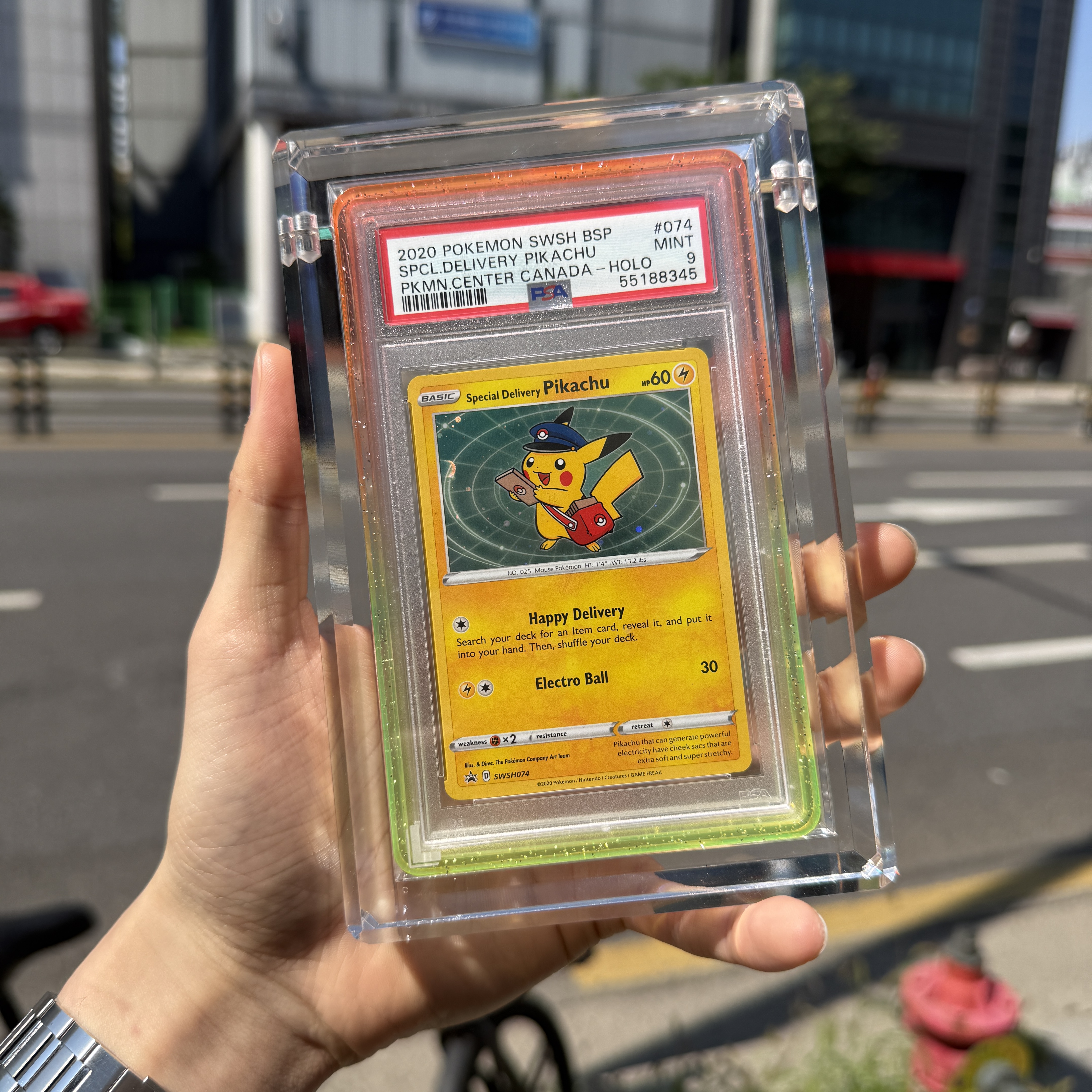 Locky PSA Crystal Acrylic Case 착용 스타일