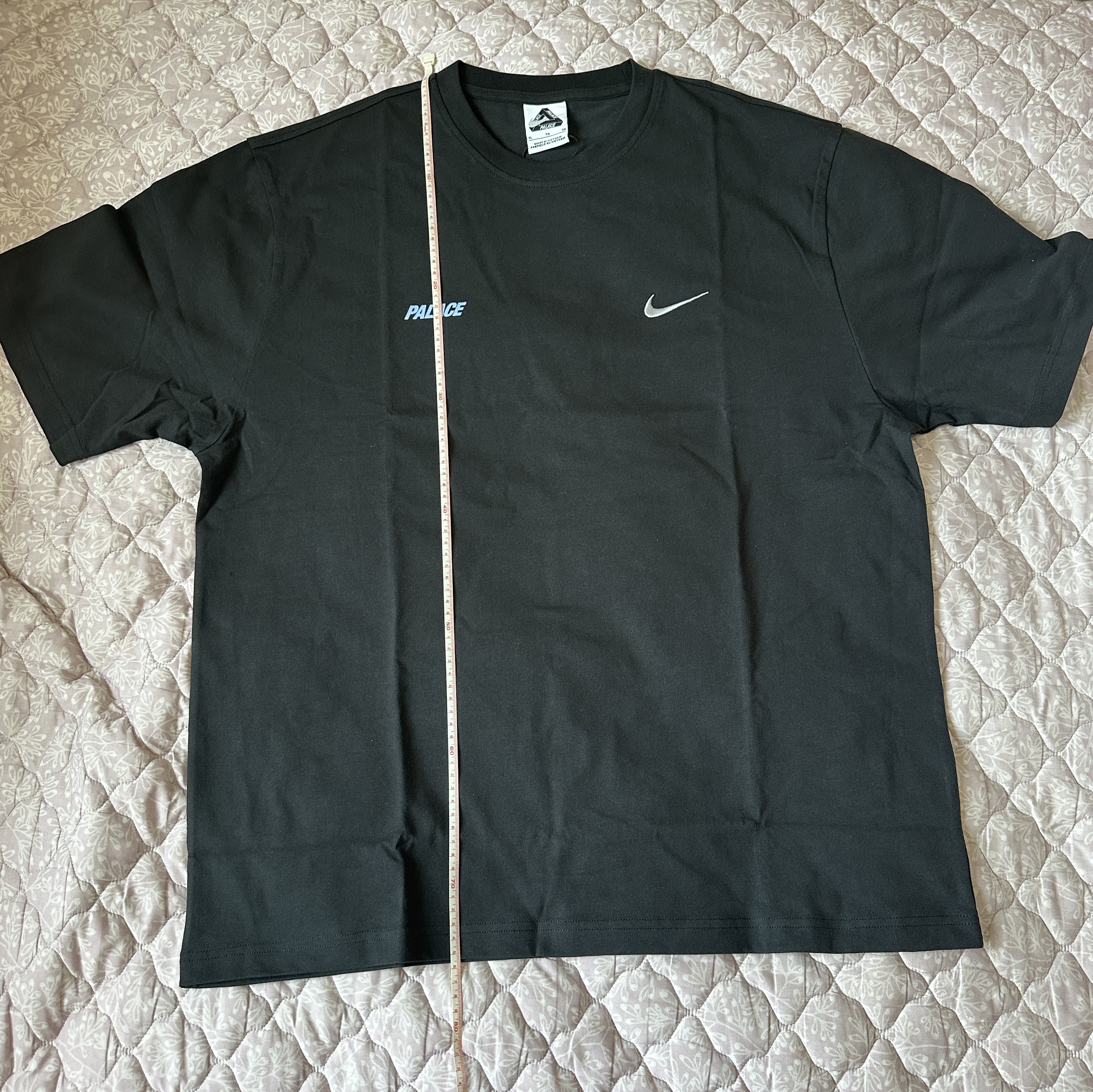 Palace x Nike Font Swoosh T-Shirt Black - 26SS 착용 스타일 - 3