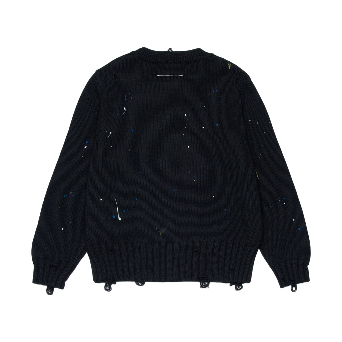 (키즈) MM6 메종 마르지엘라 크루넥 로고 풀오버 블랙((Kids) MM6 Maison Margiela Crewneck Logo Pullover Black) - 2