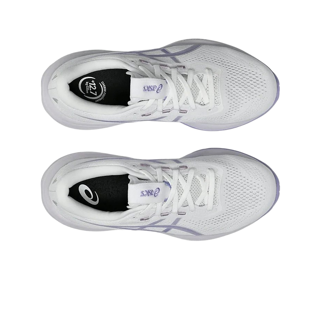 (W) 아식스 젤 큐물러스 28 화이트 블루벨 - D 와이드((W) Asics Gel-Cumulus 28 White Bluebell - D Wide) - 2