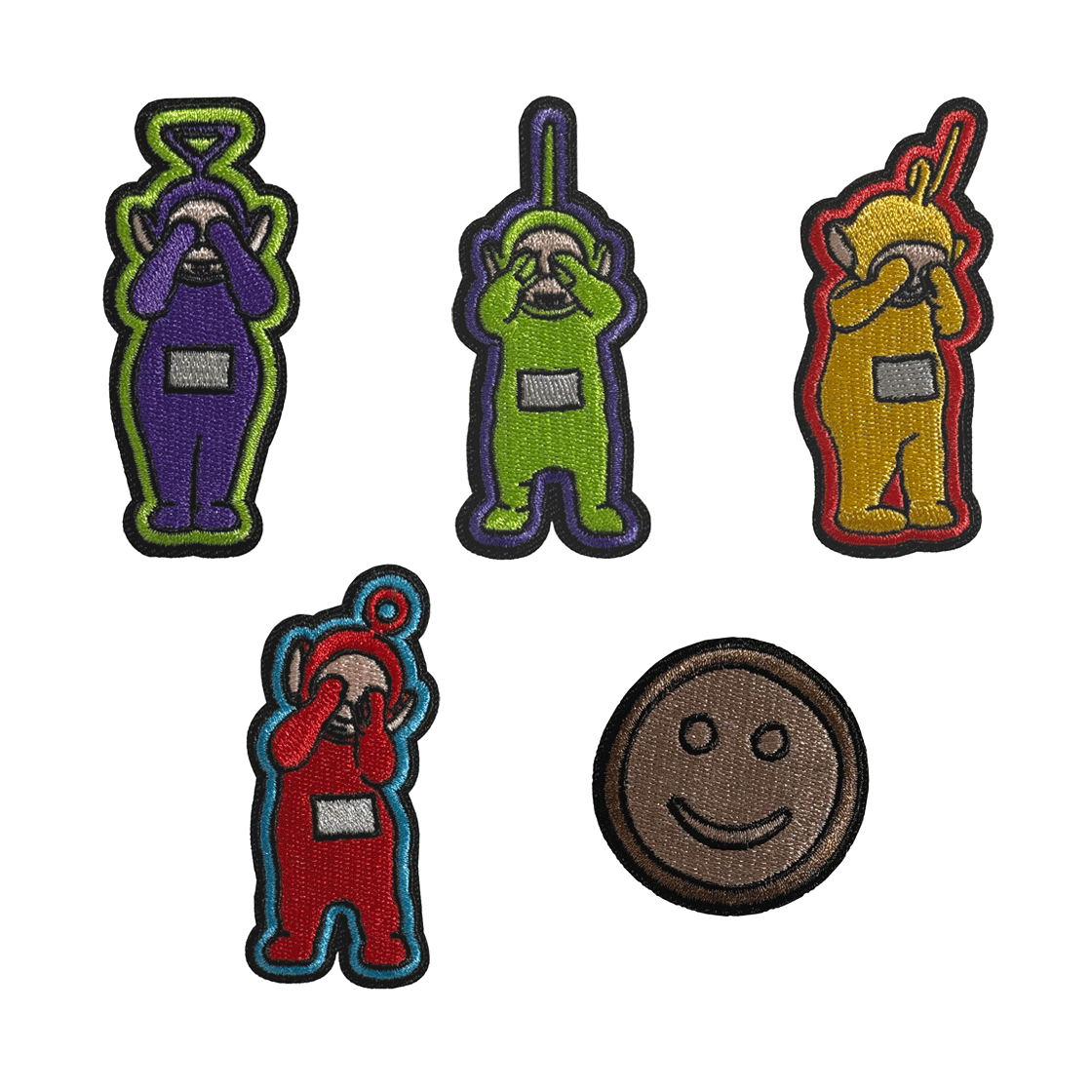 [텔레토비] 자수 핀 브로치([Teletubbies] Embroidered Pin Brooch)