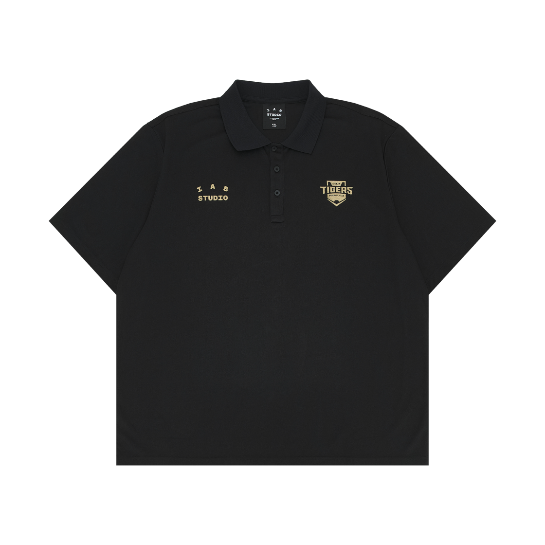 기아 타이거즈 x 아이앱 스튜디오 25 어센틱 PK 셔츠 블랙(Kia Tigers x IAB Studio 25 Authentic PK Shirt Black) - 1