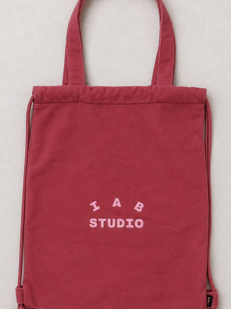 IAB Studio Pigment Sack Coral 착용 스타일