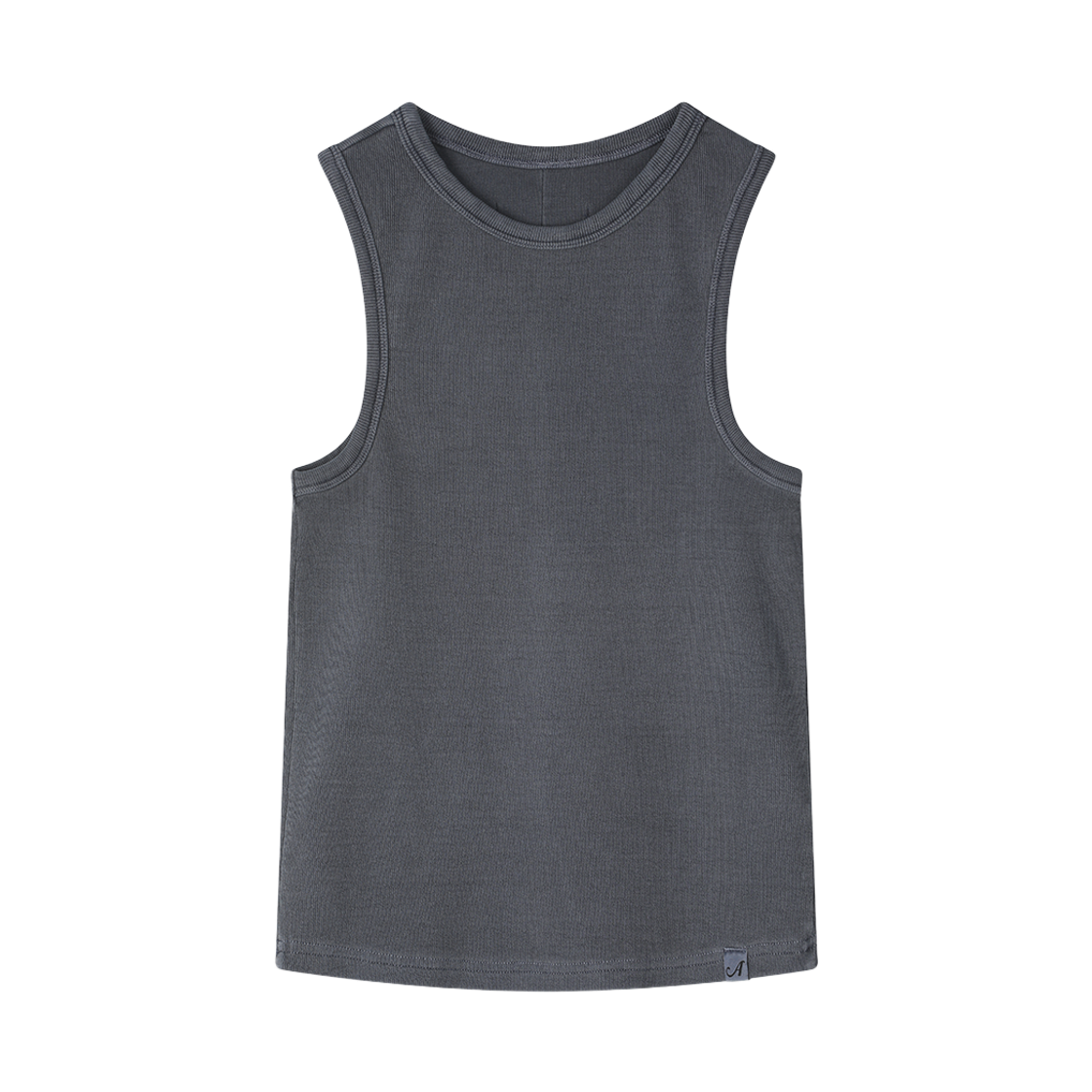 아크무어 아크 슬릿 홀터 슬리브리스 네이비(ARCMOOR Arc Slit Halter Sleeveless Navy) - 1