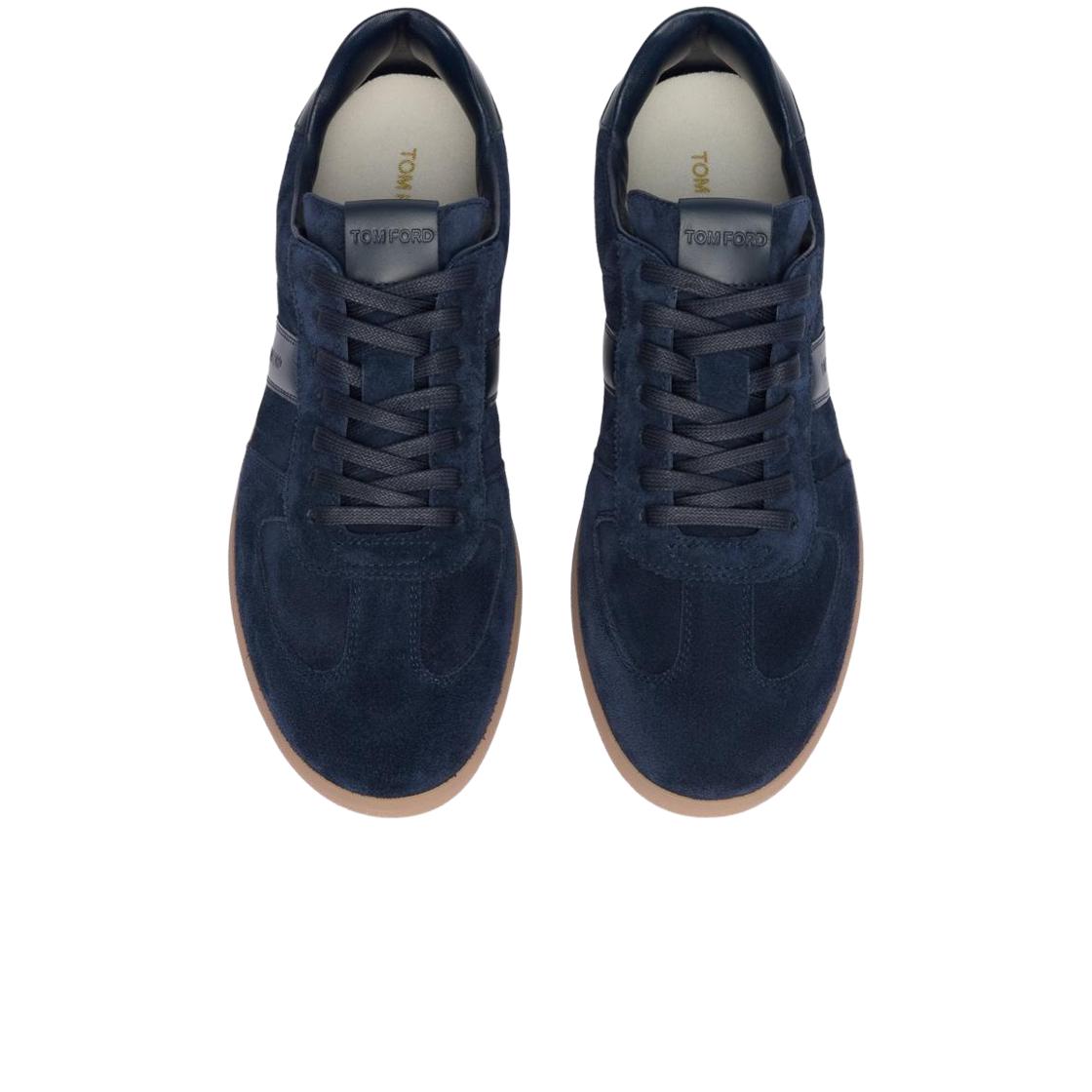 톰포드 스웨이드 T 스니커즈 미드나잇 블루 앰버(Tom Ford Suede T Sneaker Midnight Blue Amber) - 3