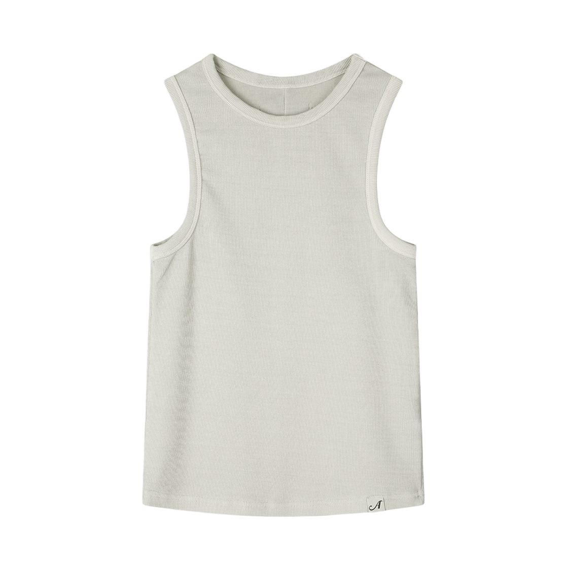 아크무어 아크 슬릿 홀터 슬리브리스 라이트 그레이(ARCMOOR Arc Slit Halter Sleeveless Light Grey)