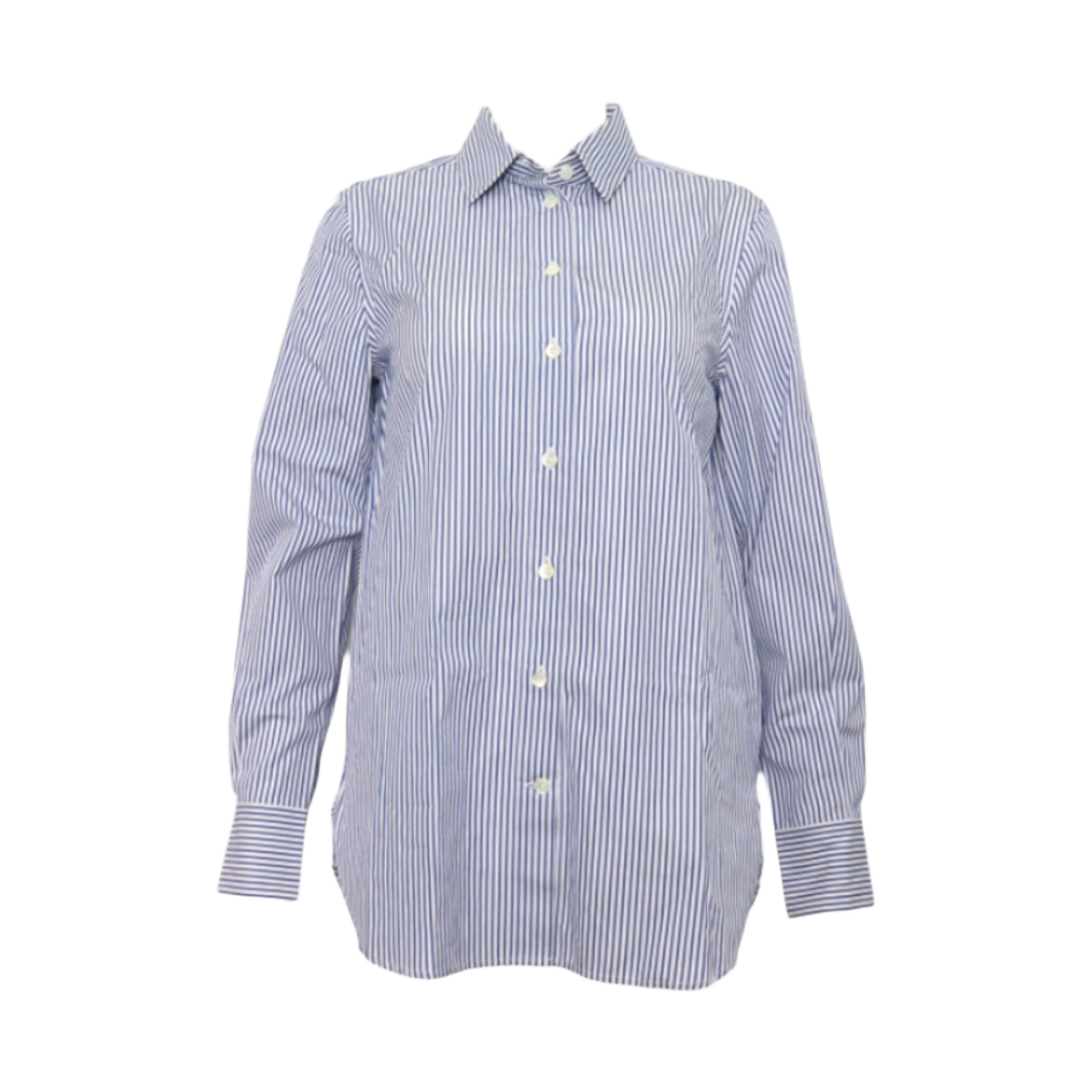 ITTHUETD6TF5 Celine Blue Stripe Cotton Women Shirt
