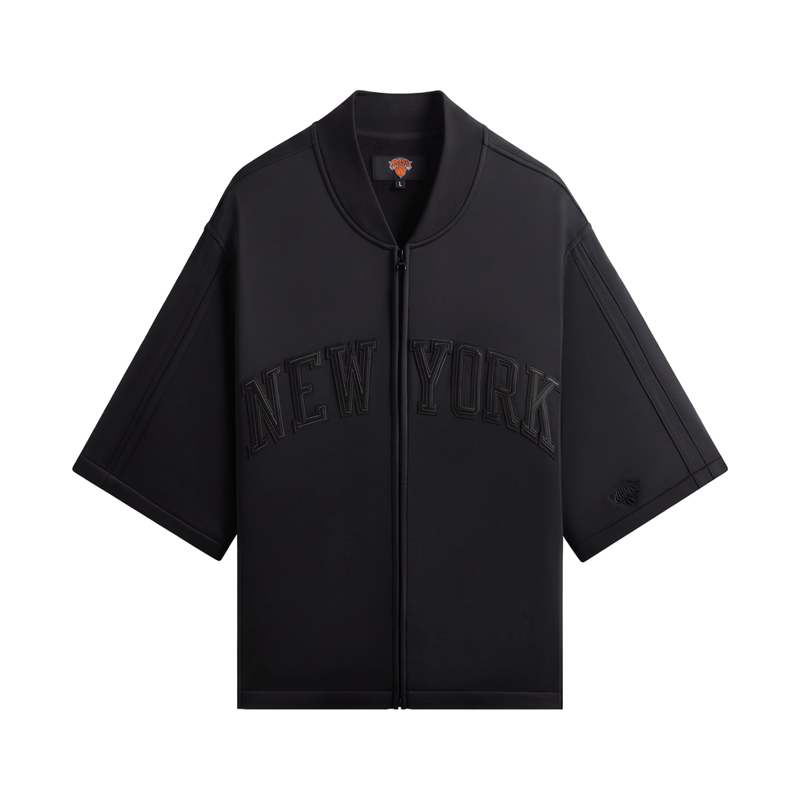 키스 x 뉴욕 닉스 트리콧 풀 집 스웨터 블랙(Kith x New York Knicks Tricot Full Zip Sweater Black)