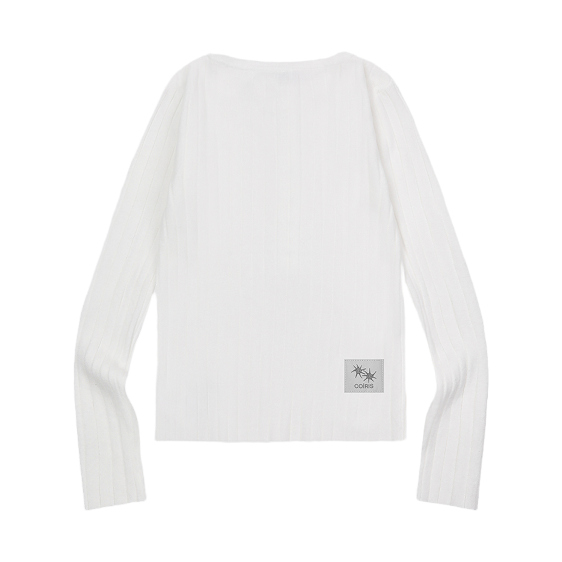 코이리스 틴버 버튼 헨리넥 니트 화이트(Coiris Tinver Button Henry Neck Knit White) - 2