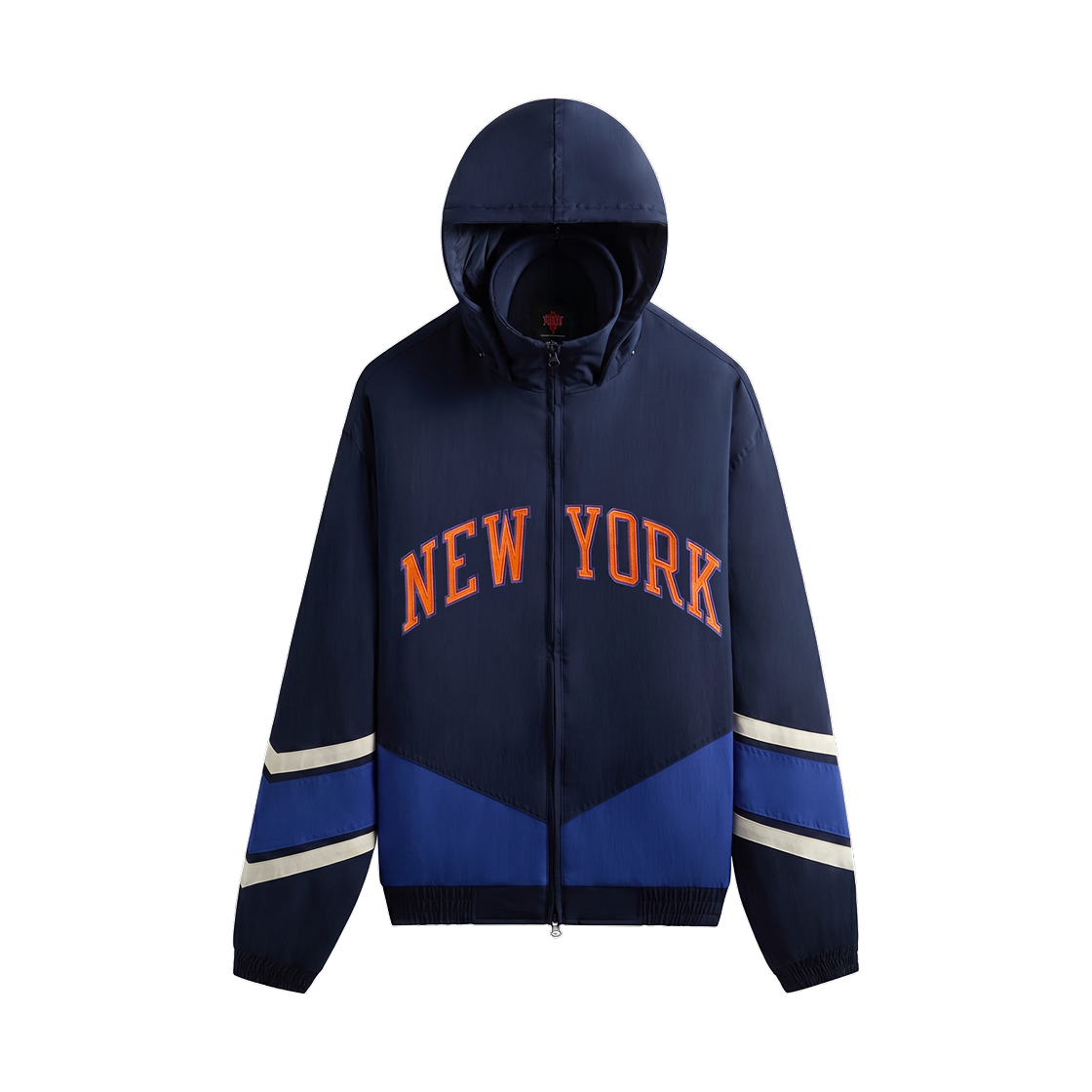 키스 x 뉴욕 닉스 패딩 나일론 자켓 녹터널(Kith x New York Knicks Padded NYlon Jacket Nocturnal)