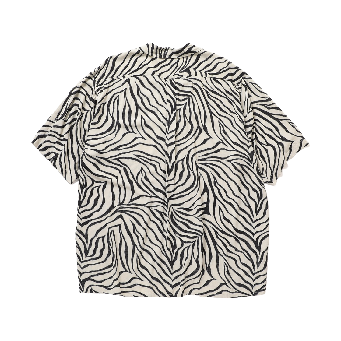 코모리 오픈 칼라 숏슬리브 셔츠 지브라 - 26SS(Comoli Open Collar Short Sleeve Shirt Zebra - 26SS) - 2