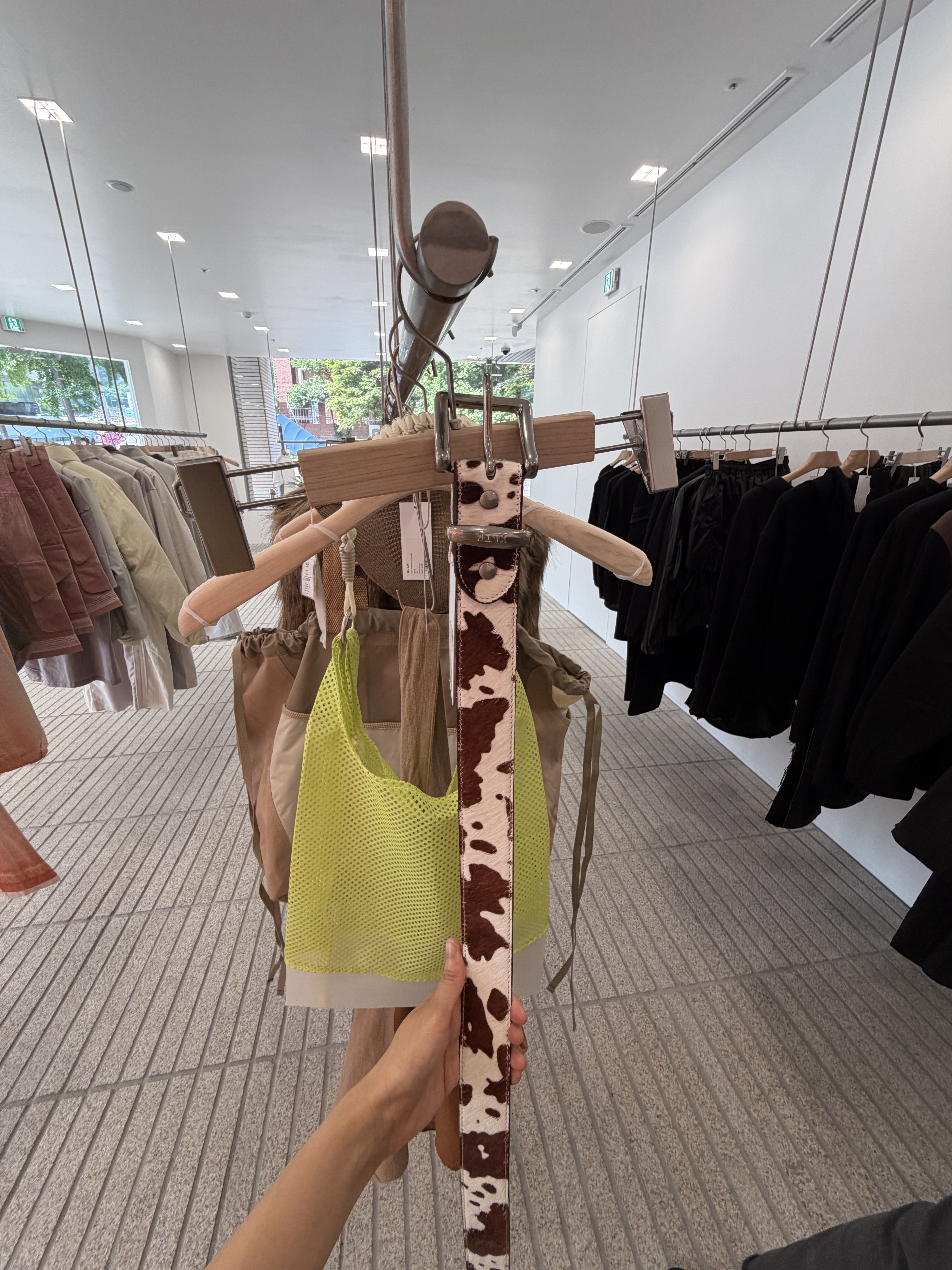 Xlim EP.9 01 Knit Brown, Xlim 01 T-Shirt Camouflage 착용 스타일 - 4