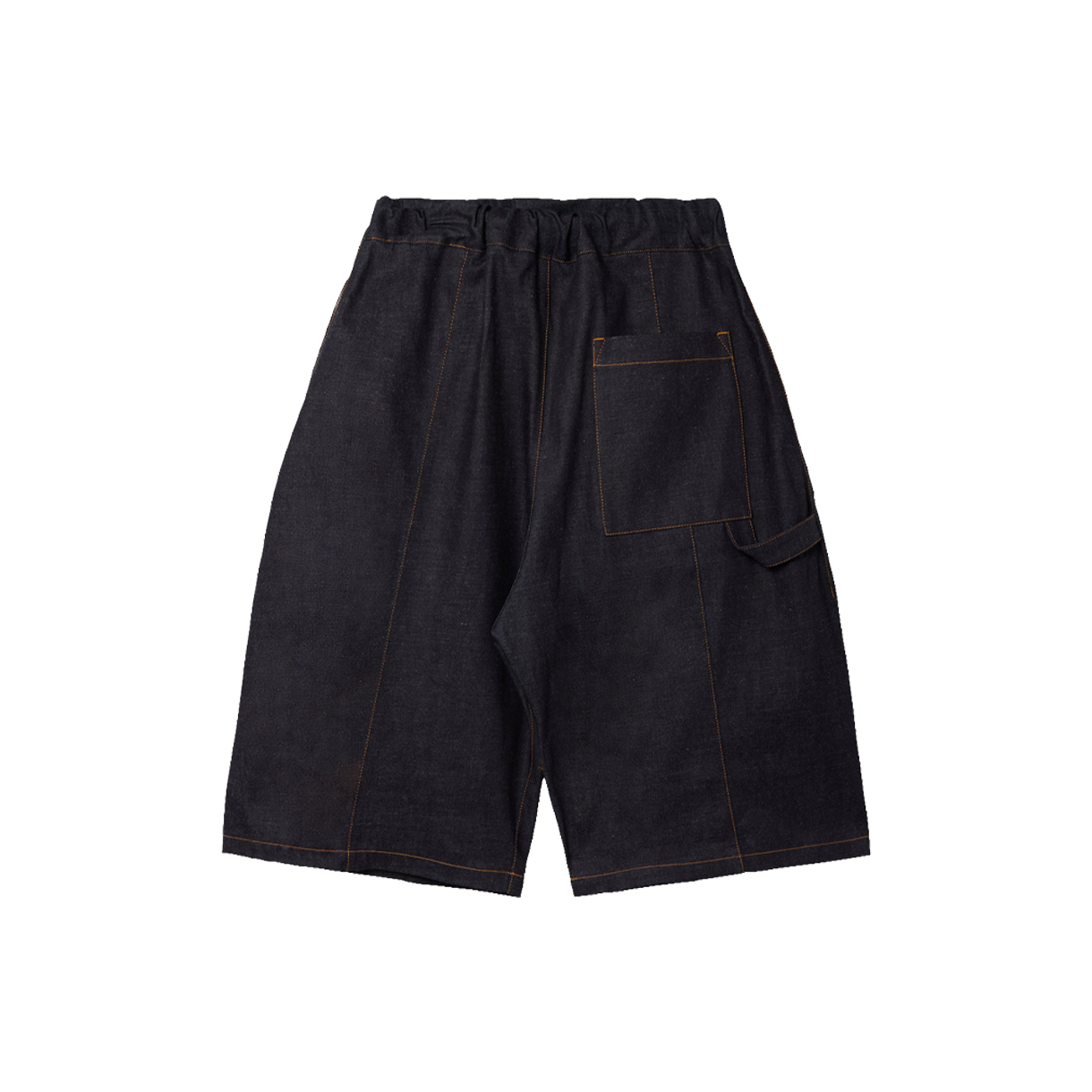 세이지 네이션 박스 플리츠 쇼츠 데님 로우 인디고 - 26SS(Sage Nation Box Pleat Short Denim Raw Indigo - 26SS) - 2