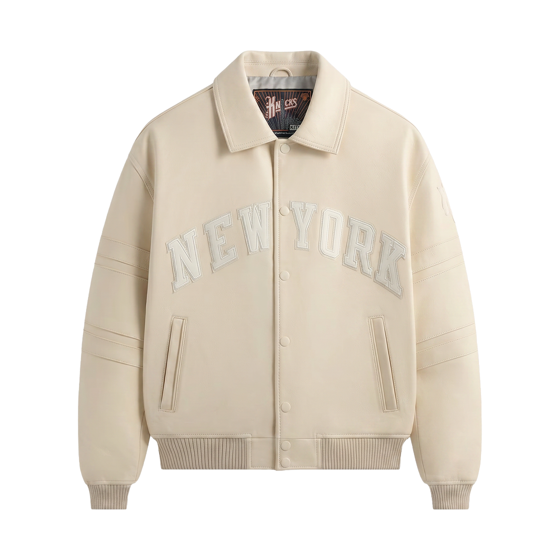 키스 & 아비렉스 포 뉴욕 닉스 패트릭 유잉 레전드 자켓 샌드리프트(Kith & Avirex For The New York Knicks Patrick Ewing Legend Jacket Sandrift)