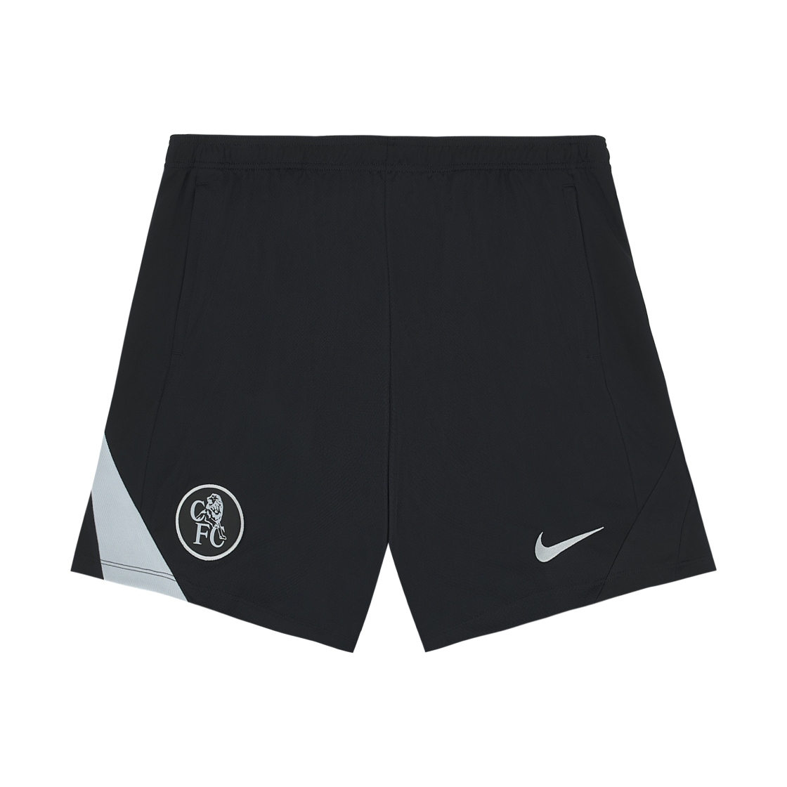HM3372-010 NIke Chelsea FC Strike Third Dri-Fit Total 90 Football Knit Shorts Black Field Silver (HM3372-010) (Non Marking Ver.)