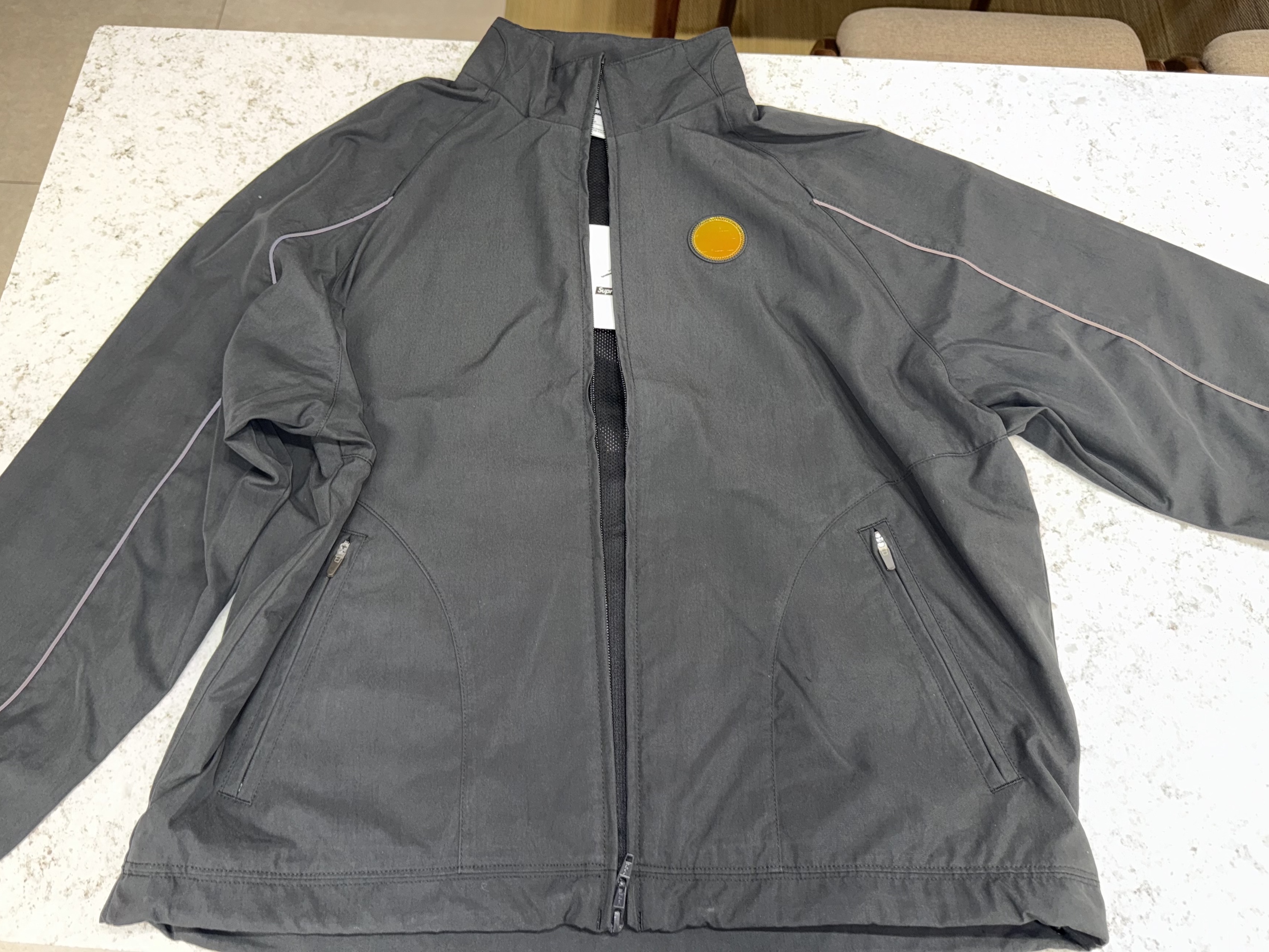 Supreme x Jordan Track Jacket Black - 26SS 착용 스타일 - 6