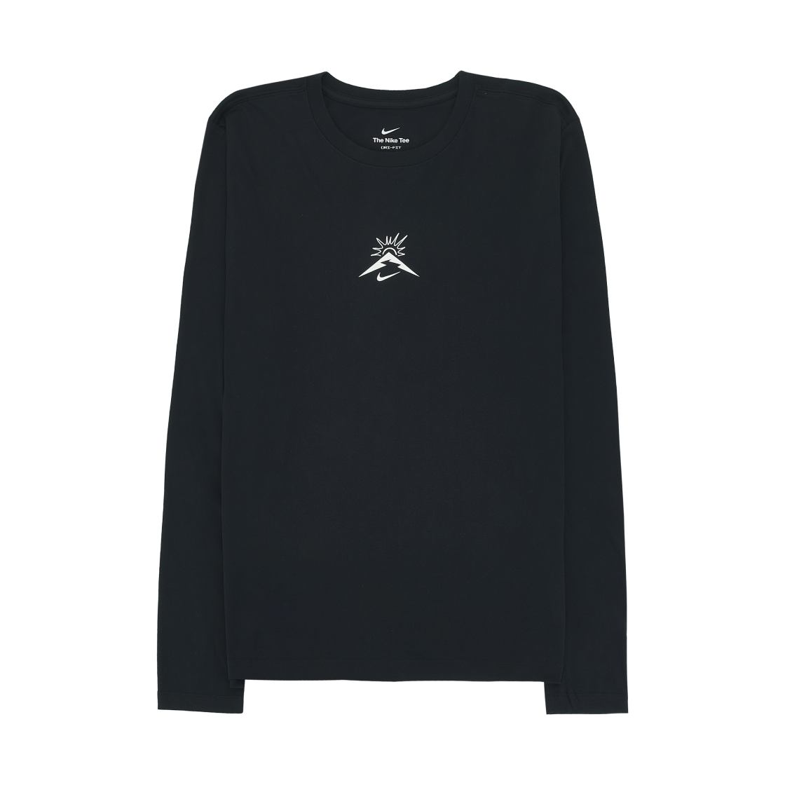 나이키 트레일 드라이핏 롱슬리브 러닝 티셔츠 블랙 - 아시아(Nike Trail Dri-Fit Long Sleeves Running T-Shirt Black - Asia) - 2