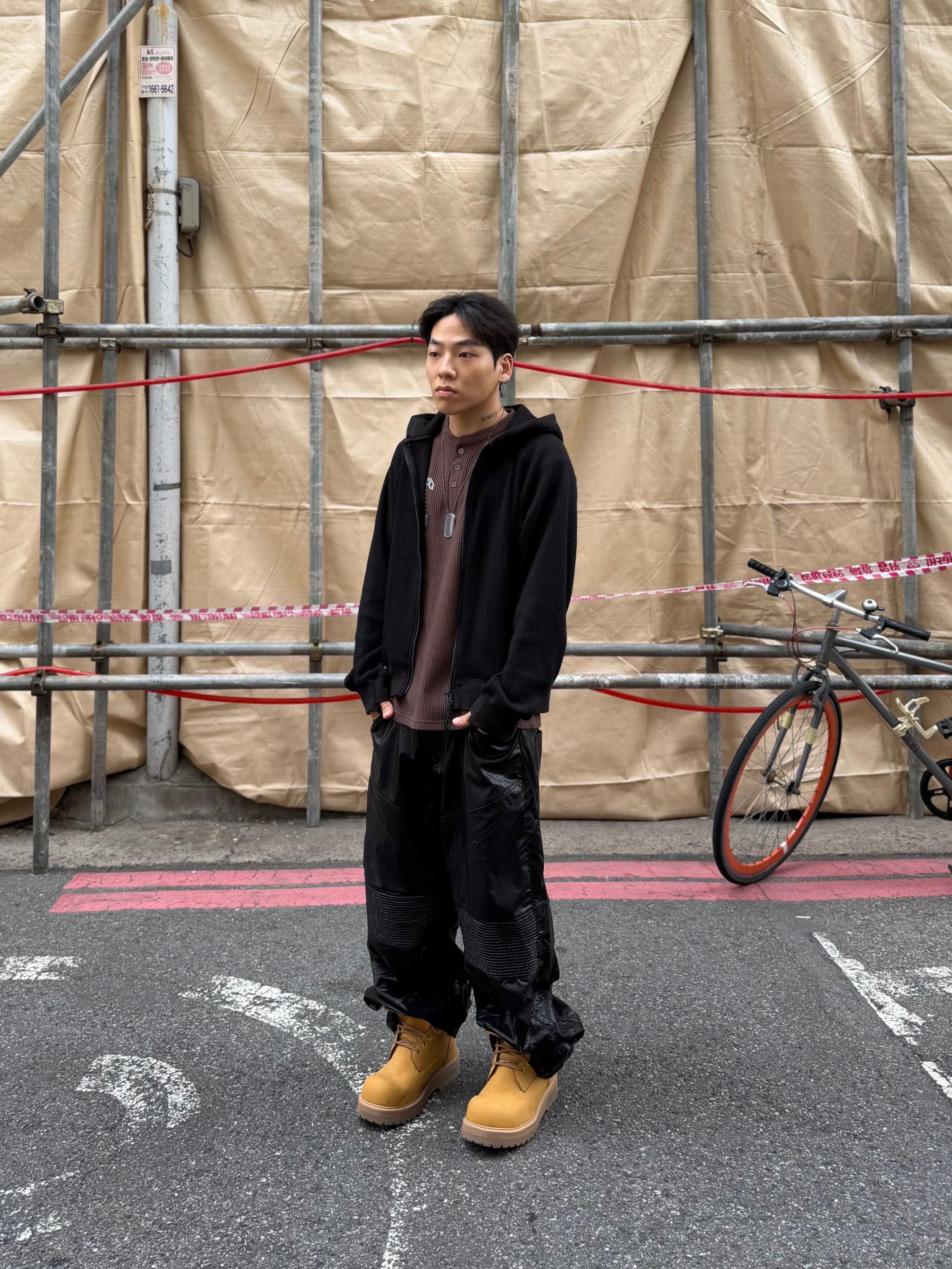Timberland Premium 6 inch Waterproof Boot Wheat Nubuck - Wide 착용 스타일 - 3