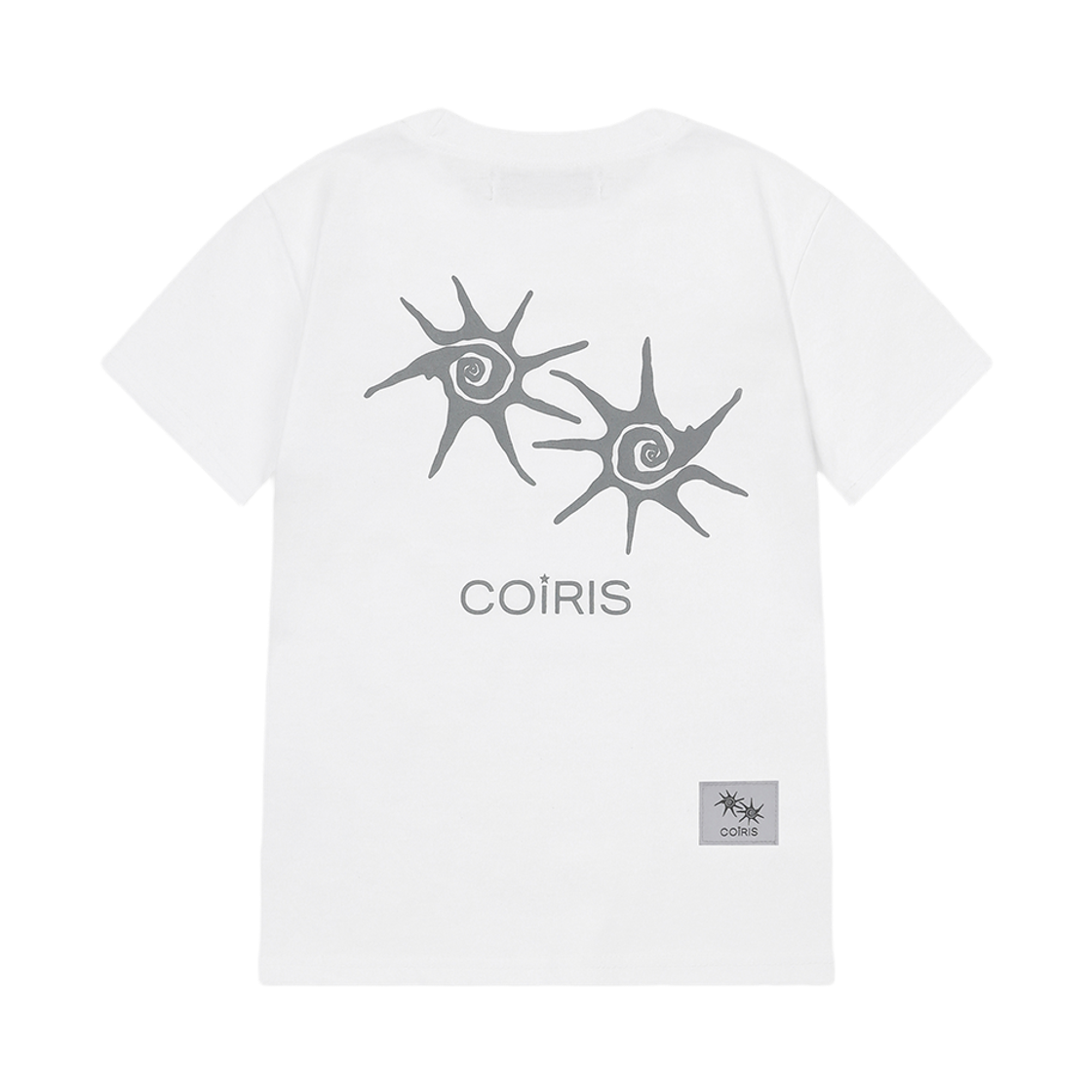 C-P00000HQ Coiris Back Logo Half T White
