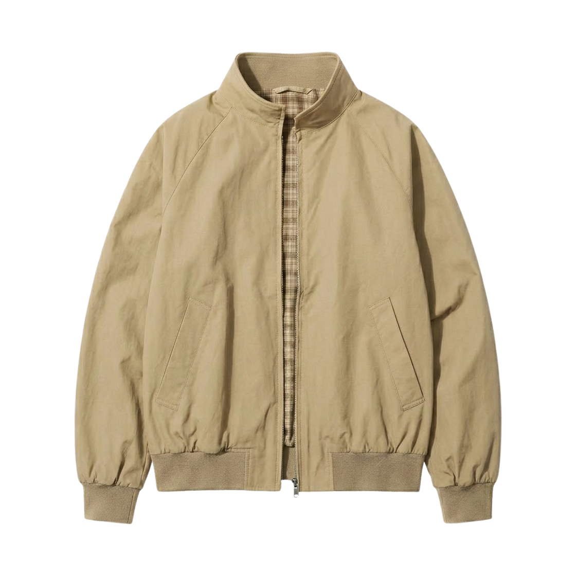 484610-32 Uniqlo Harrington Jacket Beige