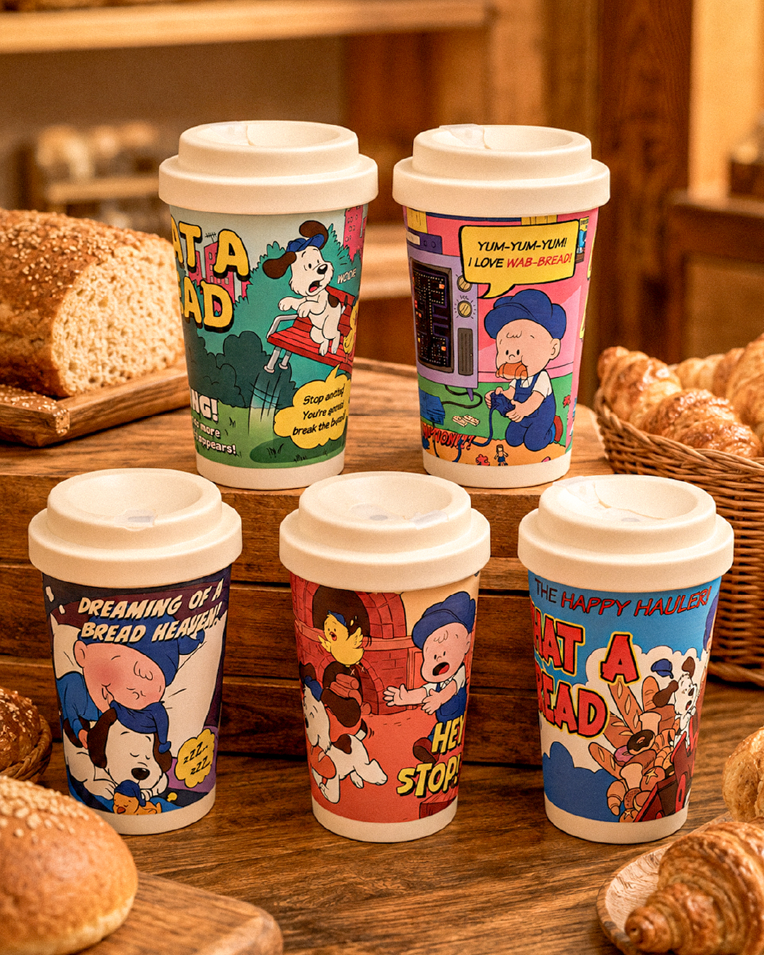 [KREAM 단독] 왓어브레드 데일리 모먼트 텀블러 420ml([KREAM 단독] What A Bread Daily Moments Tumbler 420ml) - 2