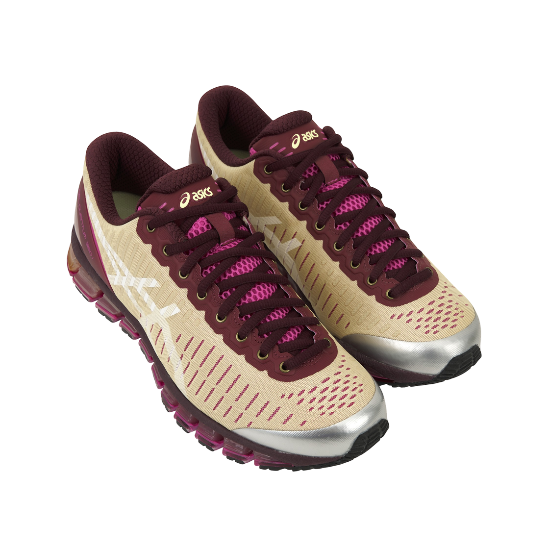 아식스 x 어보브 더 클라우즈 젤 퀀텀 360 I 소프트 옐로우 브리스킷 레드(Asics x Above The Clouds Gel-Quantum 360 I Soft Yellow Brisket Red) - 4
