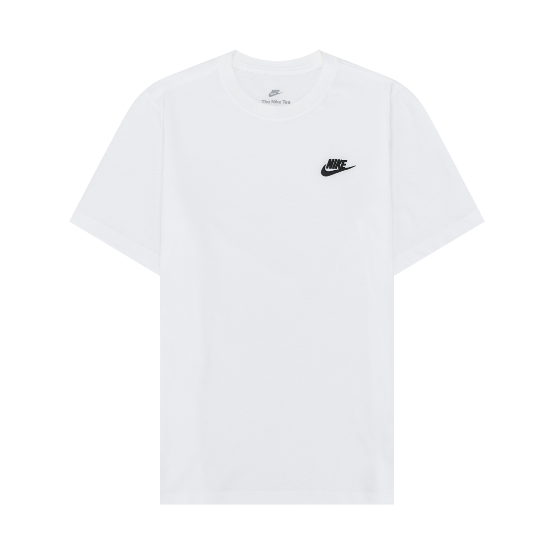 나이키 NSW 클럽 티셔츠 화이트 - 아시아(Nike NSW Club T-Shirt White - Asia) - 1