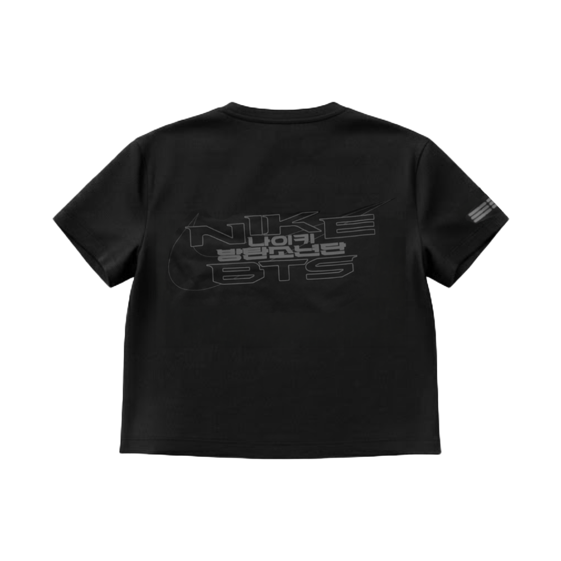 W) 나이키 x BTS 티셔츠 블랙 (JF1696-010) | Nike | KREAM