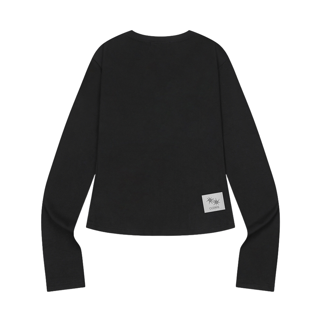 코이리스 타론 7 버튼 헨리넥 롱 슬리브 티 블랙(Coiris Taron 7 Button Henry Neck Long Sleeve T Black) - 2