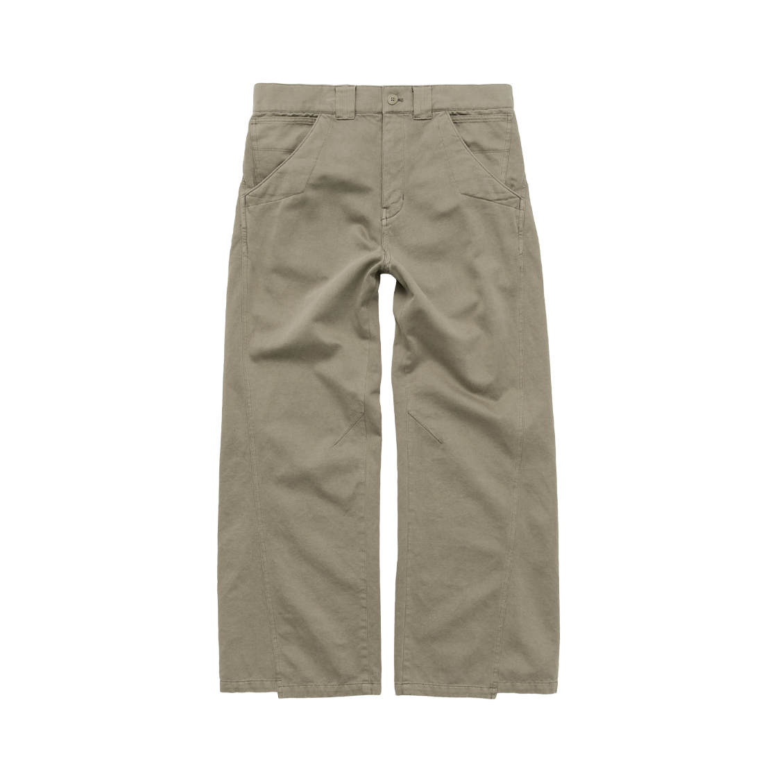 폴리테루 슬래쉬 오피서 팬츠 베이지(Polyteru Slash Officer Pants Beige)