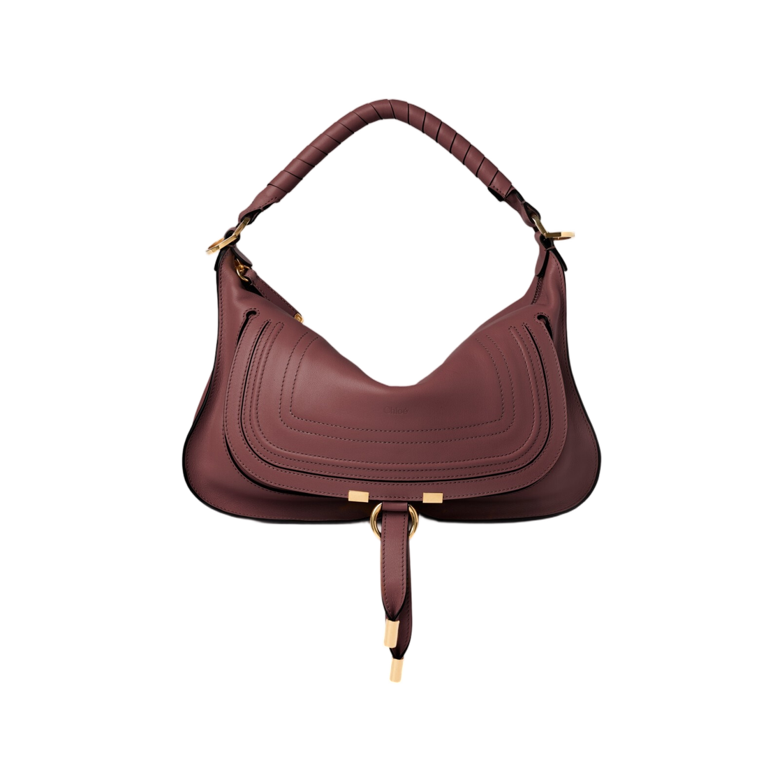 끌로에 스몰 마르씨 숄더백 소프트 레더 다크 벨벳(Chloe Small Marcie Shoulder Bag in Soft Leather Dark Velvet) - 1