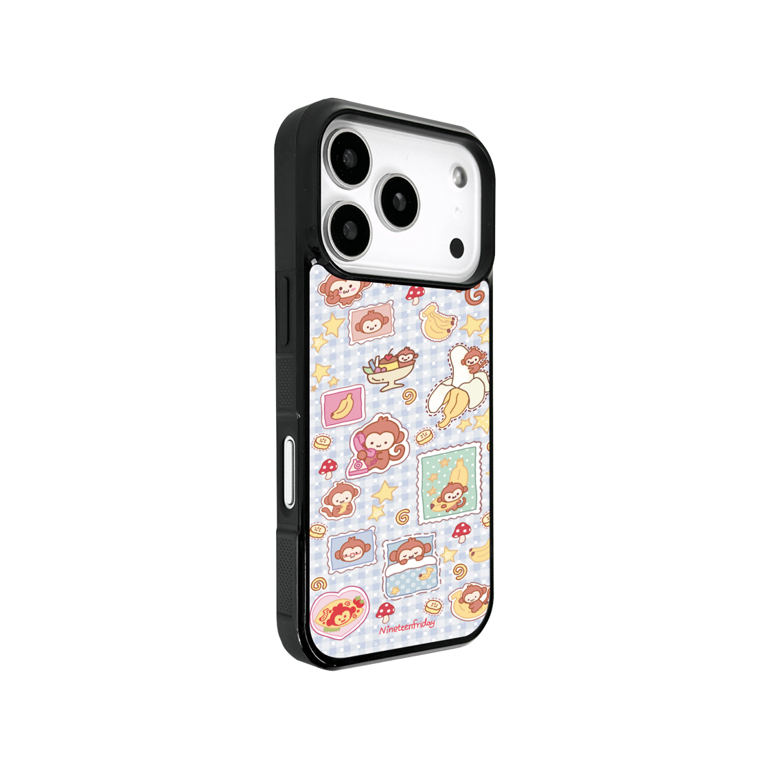 나인틴프라이데이 끼숭이 데코 패치 맥세이프 에폭시 케이스 - 블루(NINETEENFRIDAY KKisungi Deco Patch Magsafe Epoxy Case - Blue) - 3
