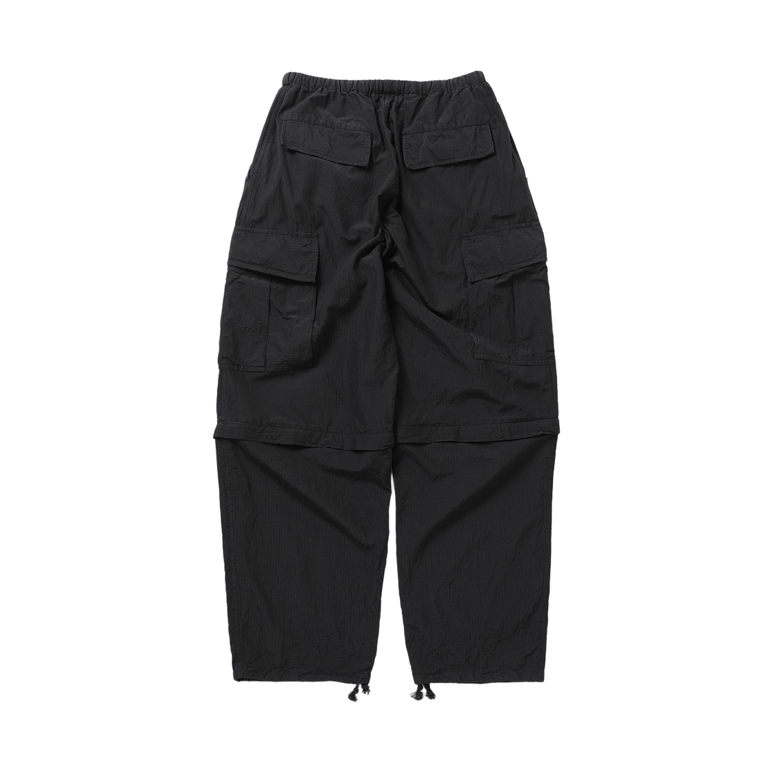 코모리 립스탑 컨버터블 6P 팬츠 블랙 - 26SS(Comoli Ripstop Convertible 6P Pants Black - 26SS) - 2