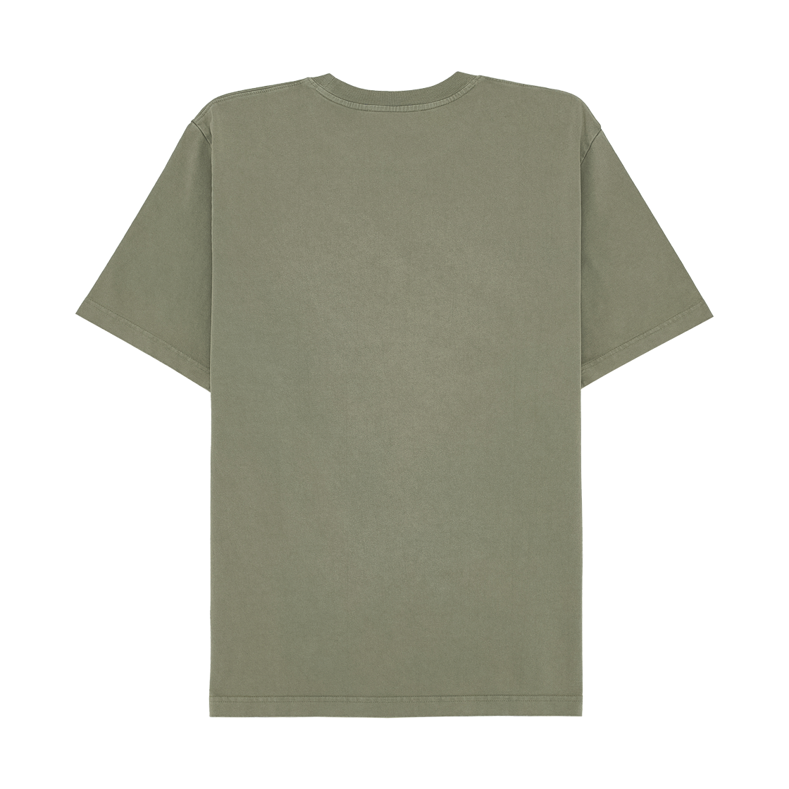 메종 키츠네 더블 폭스 헤드 페이디드 컴포트 티셔츠 페이디드 로렐 그린(Maison Kitsune Double Fox Head Faded Comfort T-Shirt Faded Laurel Green) - 2