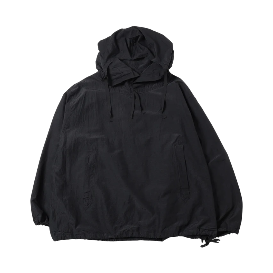 코모리 립스탑 스모크 파카 블랙 - 26SS(Comoli Ripstop Smock Parka Black - 26SS)