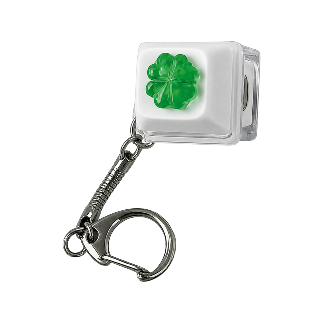 나인틴프라이데이 네잎클로버 키캡 키링 - (1구)(NINETEENFRIDAY Lucky four-leaf clover Keycap Keyring - (1 Button)) - 2