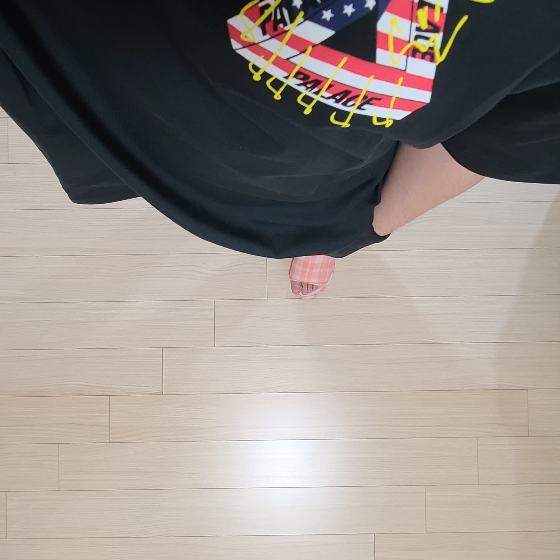 Palace King Tri T-Shirt Black - 26SS 착용 스타일