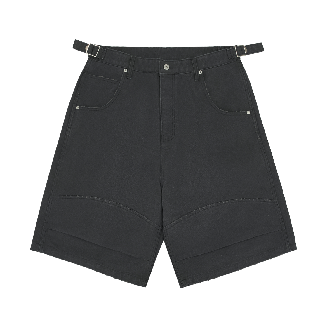 엠제이디 캔버스 3D 니 쇼츠 차콜(MJD Canvas 3D Knee Shorts Charcoal)