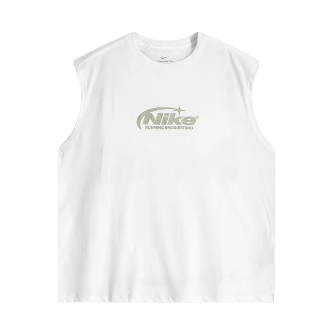 IR4931-121 Nike Dri-Fit Sleeveless Running T-Shirt Summit White Spruce Fog - Asia