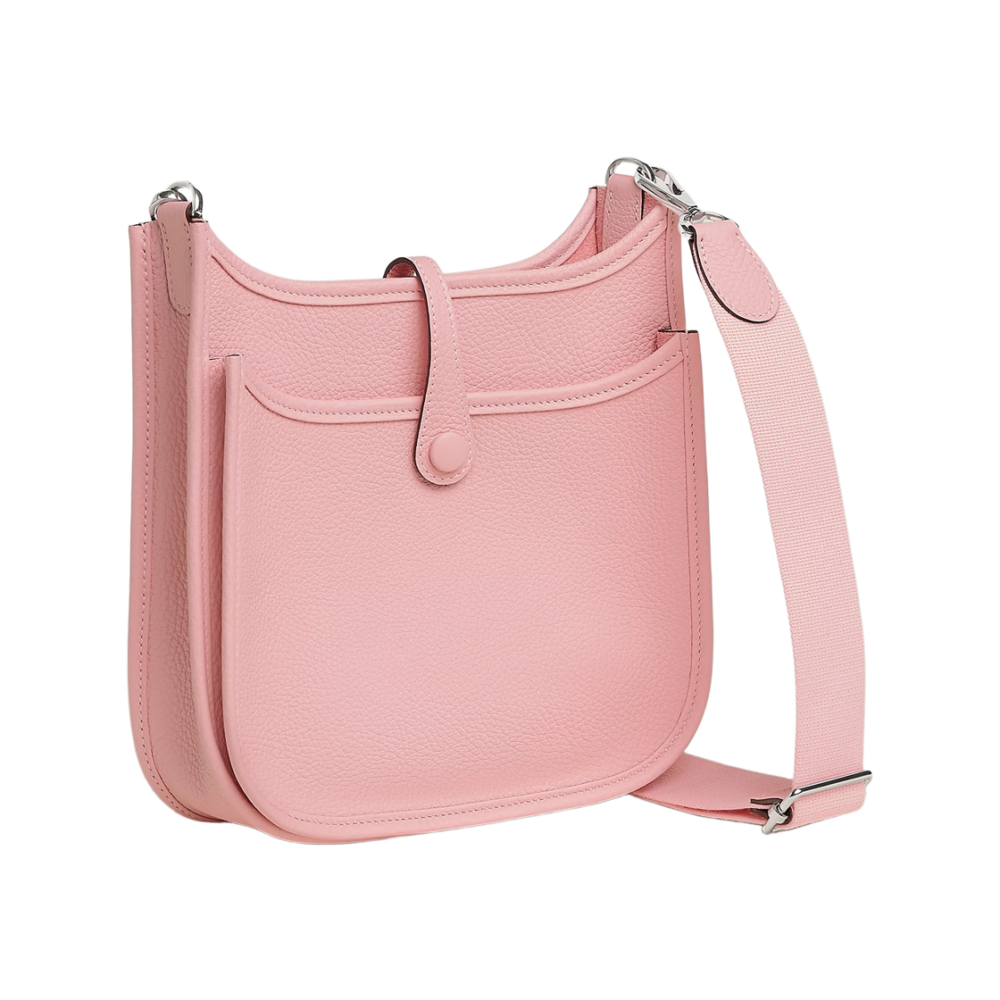 에르메스 에블린 23 포쉐 III 백 클레망스 & 팔라듐 하드웨어 로즈 사쿠라(Hermes Evelyne 23 Poche III Bag Clemence & Palladium Rose Sakura) - 3