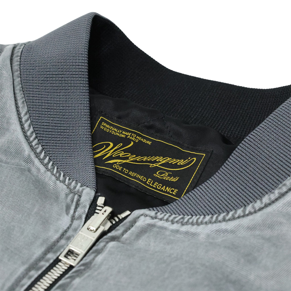 우영미 봄버 자켓 그레이 - 26SS(Wooyoungmi Bomber Jacket Grey - 26SS) - 5