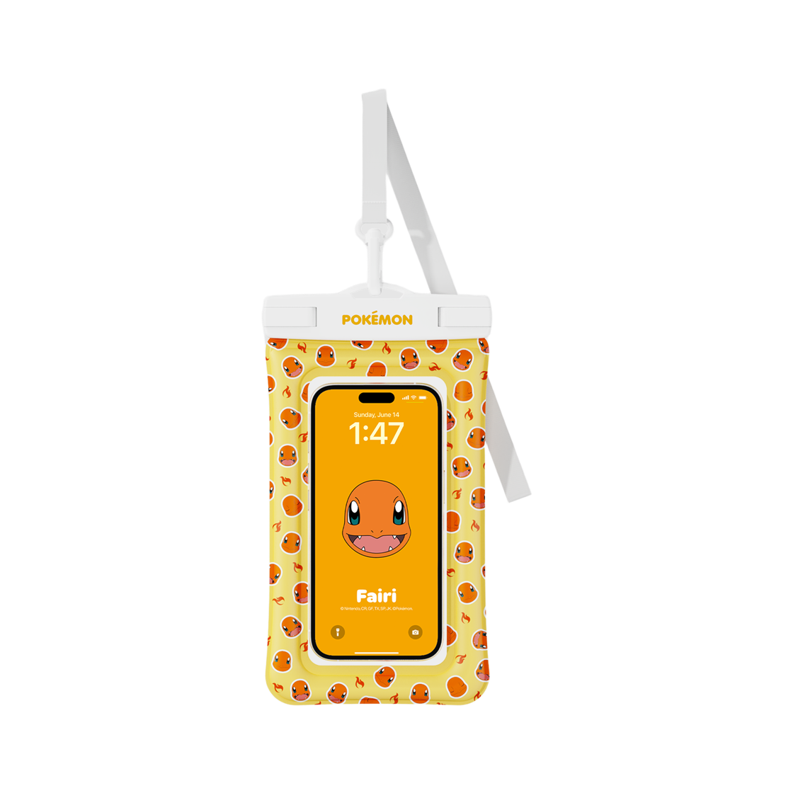 에스엘비에스 포켓몬 파이리 에어포켓 방수팩(SLBS Pokémon Charmander Air Pocket Waterproof Pouch)