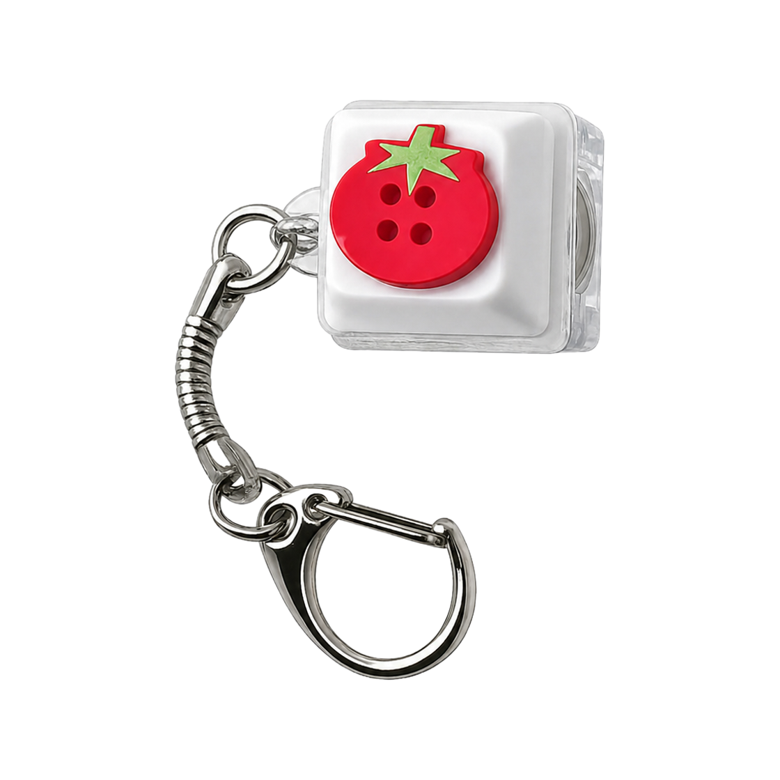 나인틴프라이데이 토마토 단추 키캡 키링 - (1구)(NINETEENFRIDAY Tomato Button Keycap Charm - (1 Button)) - 2