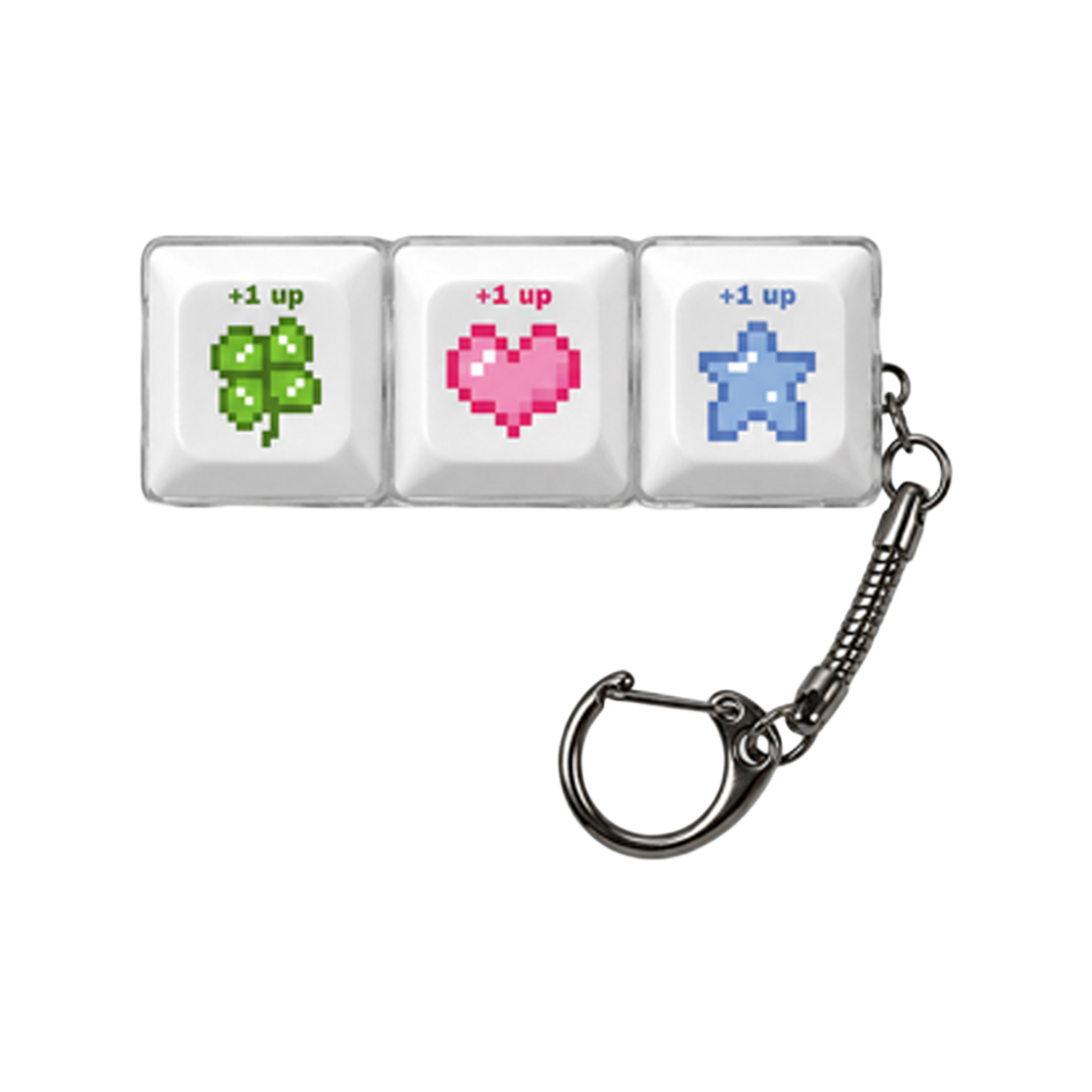 나인틴프라이데이 레벨업 키캡 키링 - (3구)(NINETEENFRIDAY LEVEL UP Keycap Keyring - (3 Button)) - 1