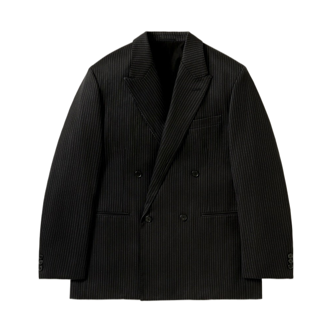 아프레쎄 울 더블 브레스티드 자켓 네이비 - 26FW(A.Presse Wool Double Breasted Jacket Navy - 26FW) - 1
