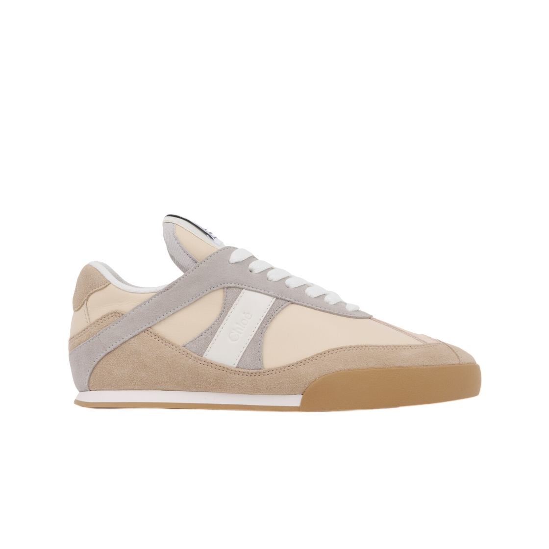 CH25W07IVE092 (W) Chloe Kick Sneaker Dove Grey
