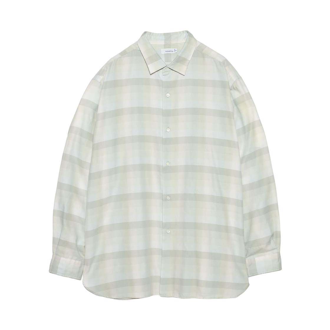나나미카 레귤러 칼라 윈드 셔츠 라이트 카키(Nanamica Regular Collar Wind Shirt Light Khaki)