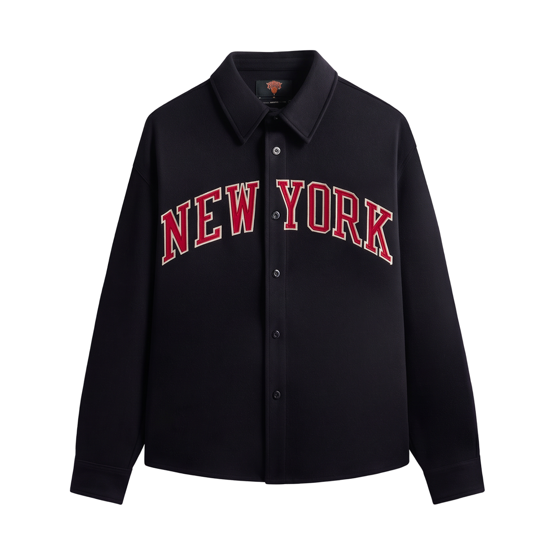 키스 x 뉴욕 닉스 펠티드 아폴로 셔츠 녹터널(Kith x New York Knicks Felted Apollo Shirt Nocturnal)